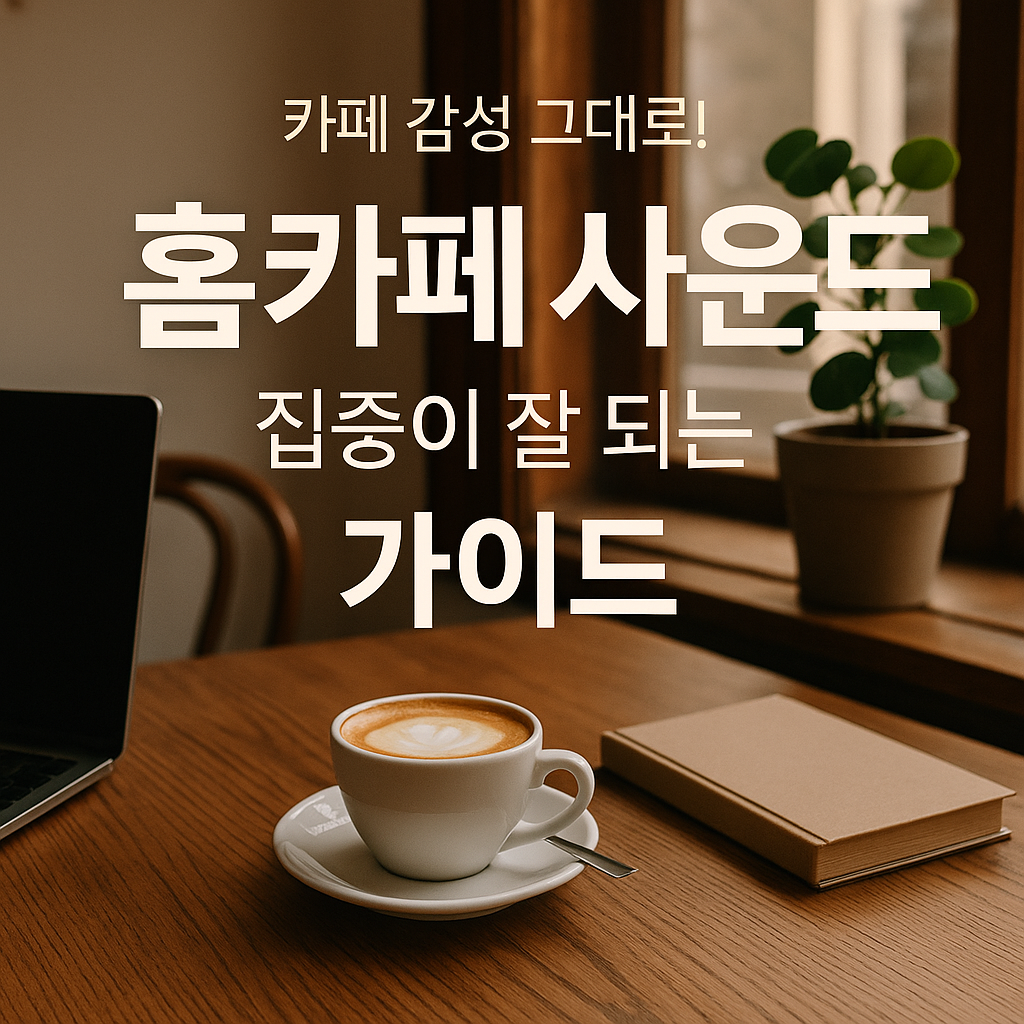 홈카페 음악