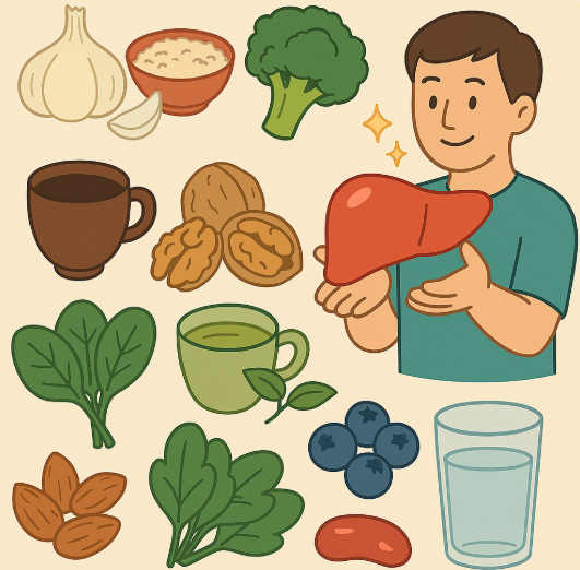 간을 보호하는 식품 10가지