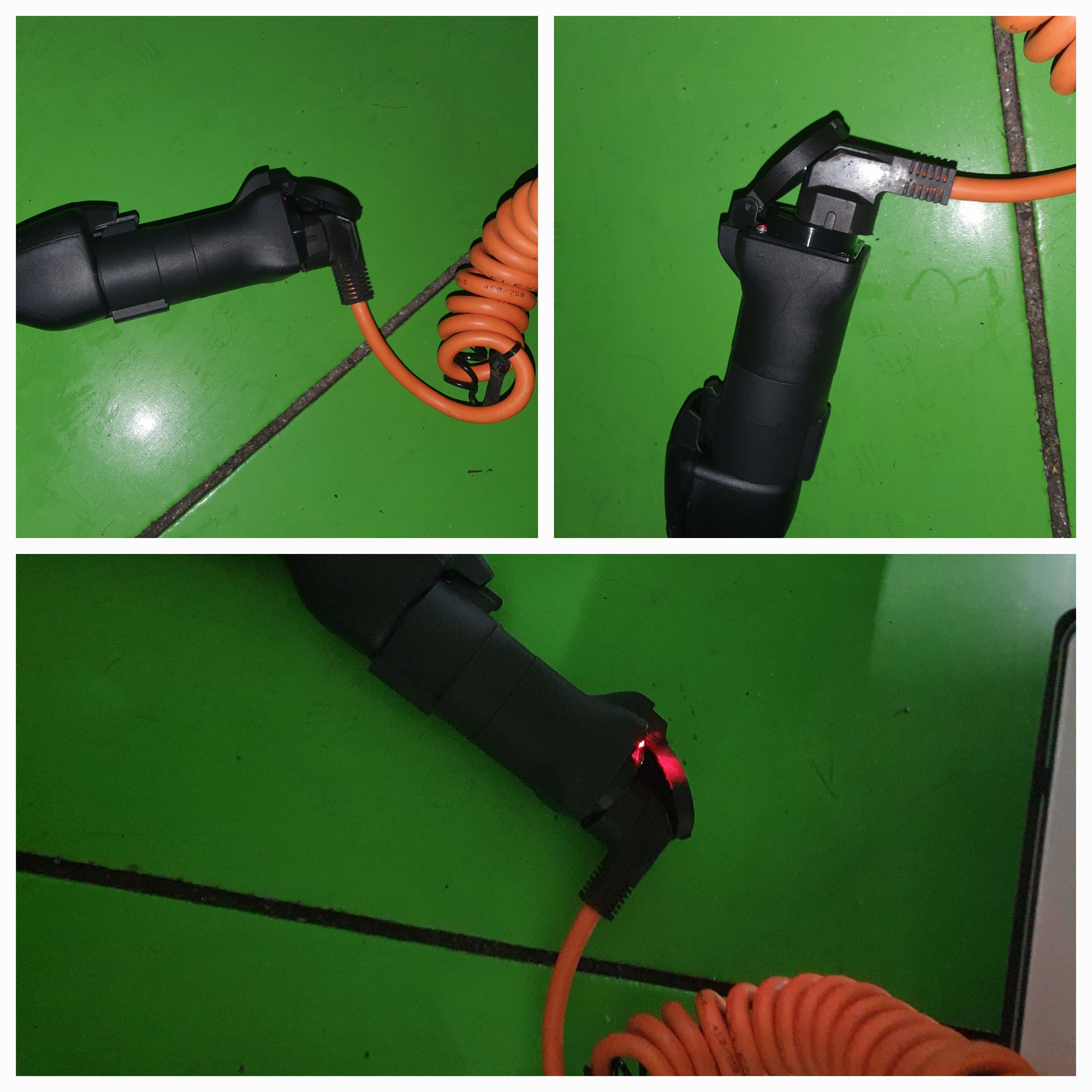 알리 트위지 충전젠더로 충전하고 있는 트위지 전기차