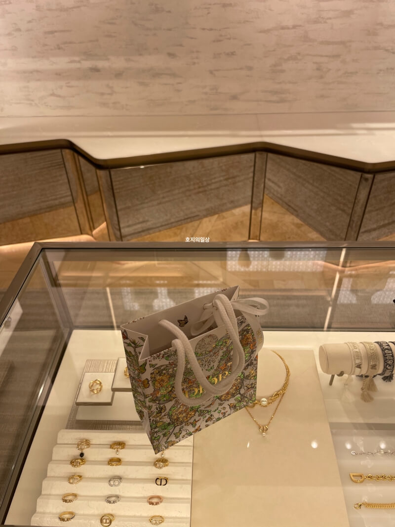 디올 쁘띠 CD 귀걸이 DIOR PETIT CD - 쇼핑백