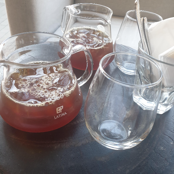 발리 카페 투어 : 우붓 커피 로스터리(Obud Coffee Roastery) _아이스커피