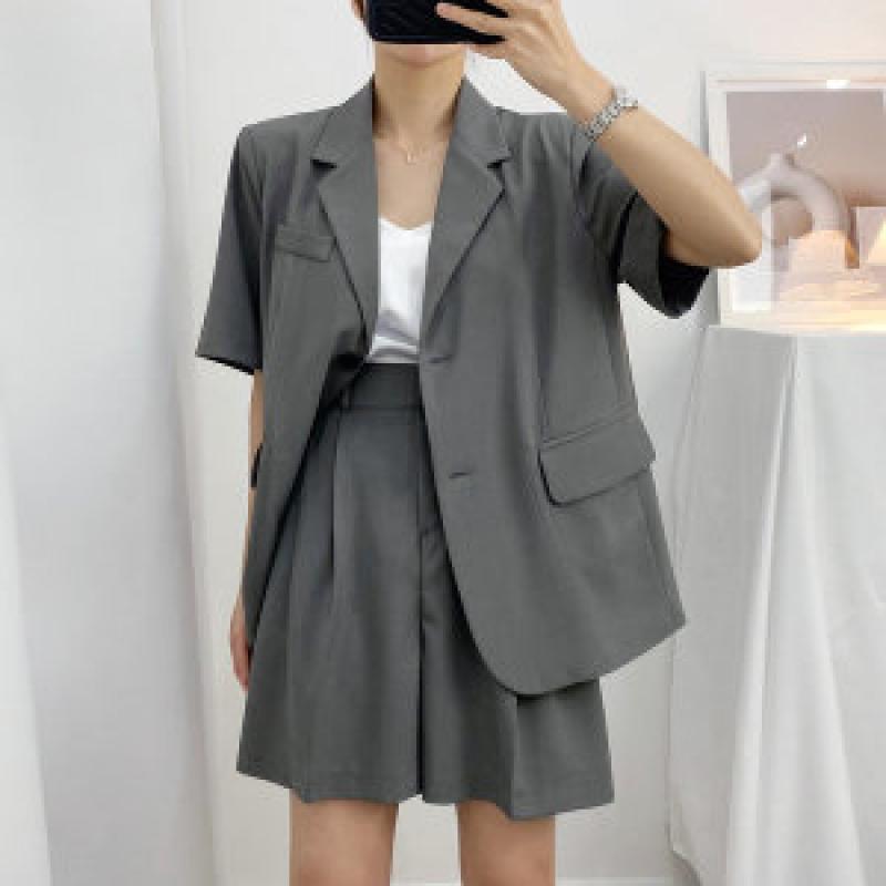 어바웃에이 하바나셋업 투피스자켓반바지셋트