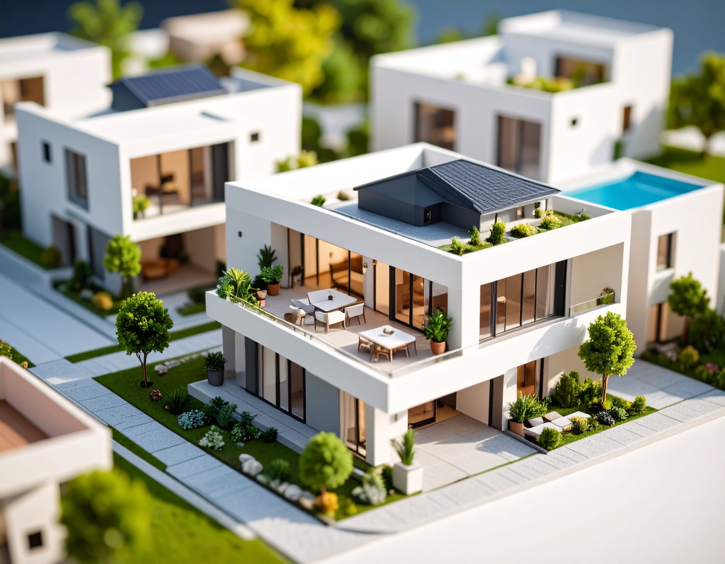 가계부채 관리, 빌라촌 미니어처