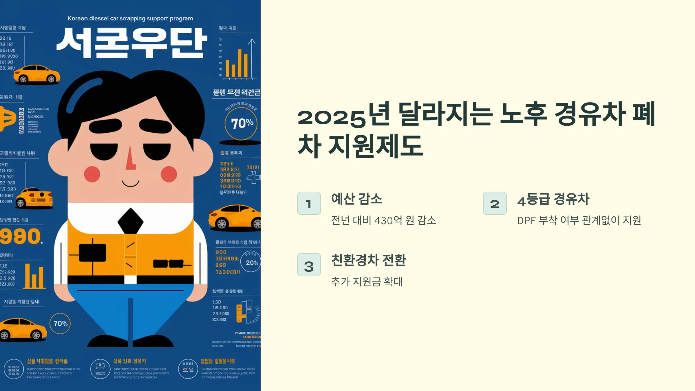 노후 경유차 폐차 지원금 신청방법, 배출가스 등급 확인, 저공해조치 신청, 조기 폐차 신청