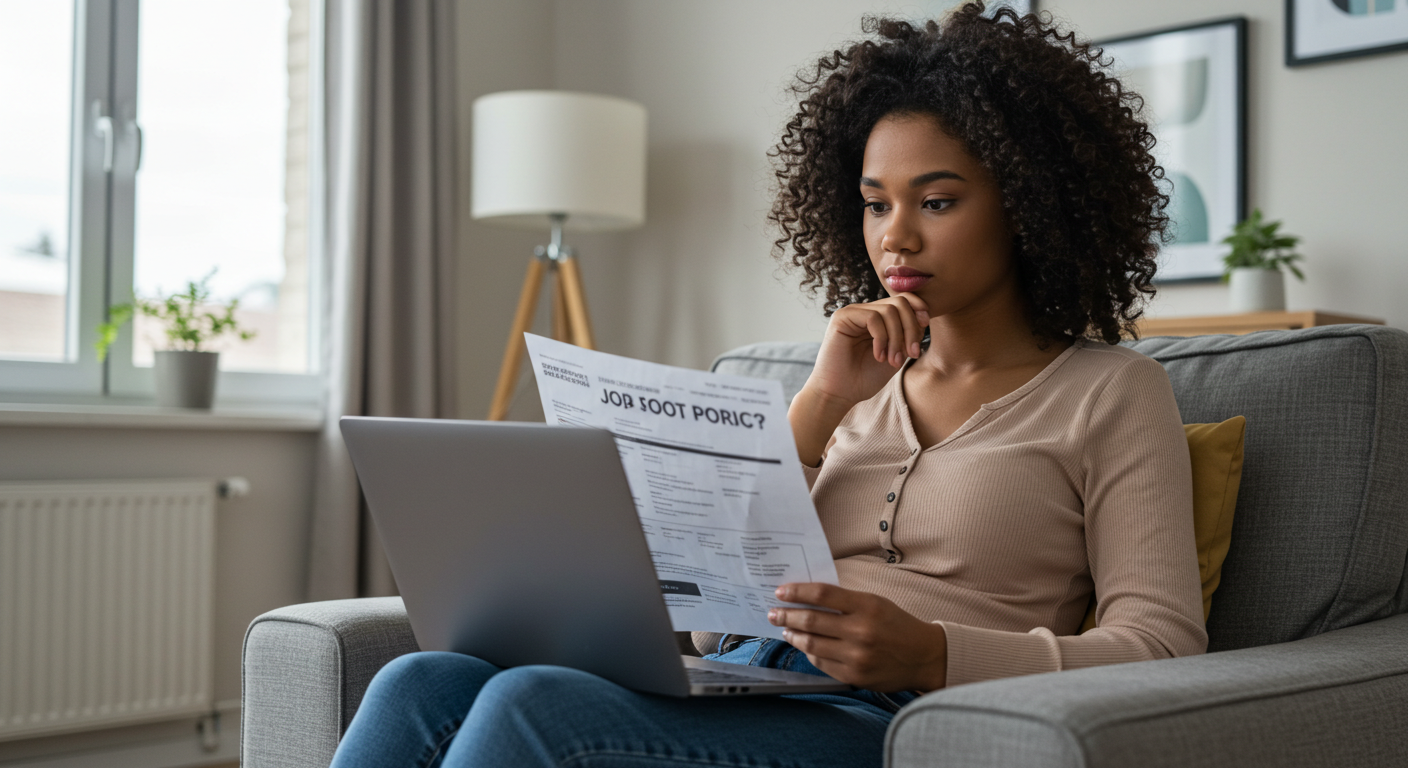 직장을 선택 해야 되는 취업 준비생 모습