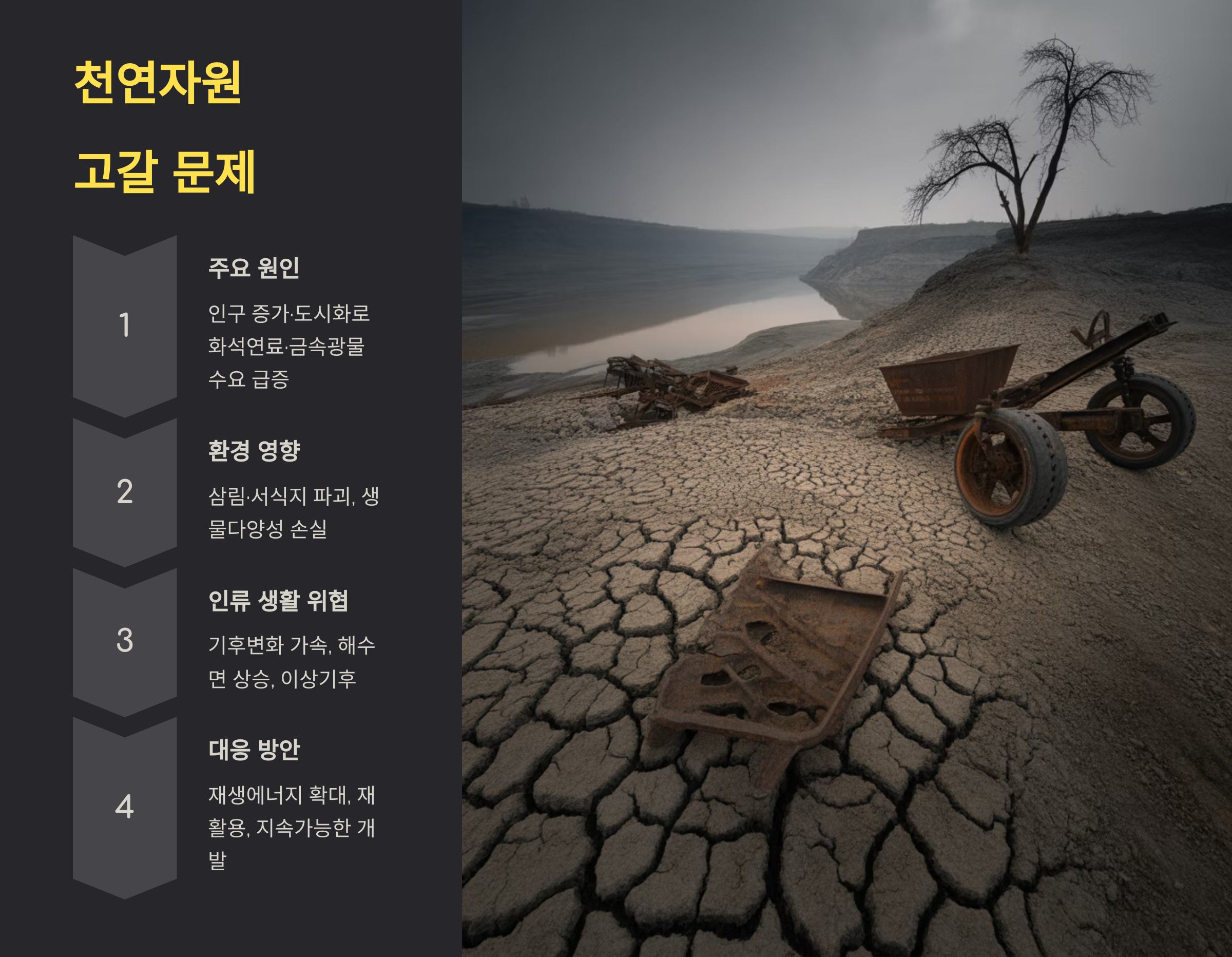 천연자원 고갈 문제