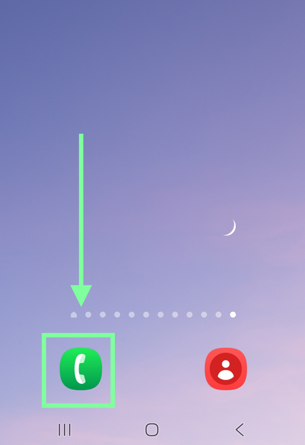 방법 1: 전화 앱 실행하기