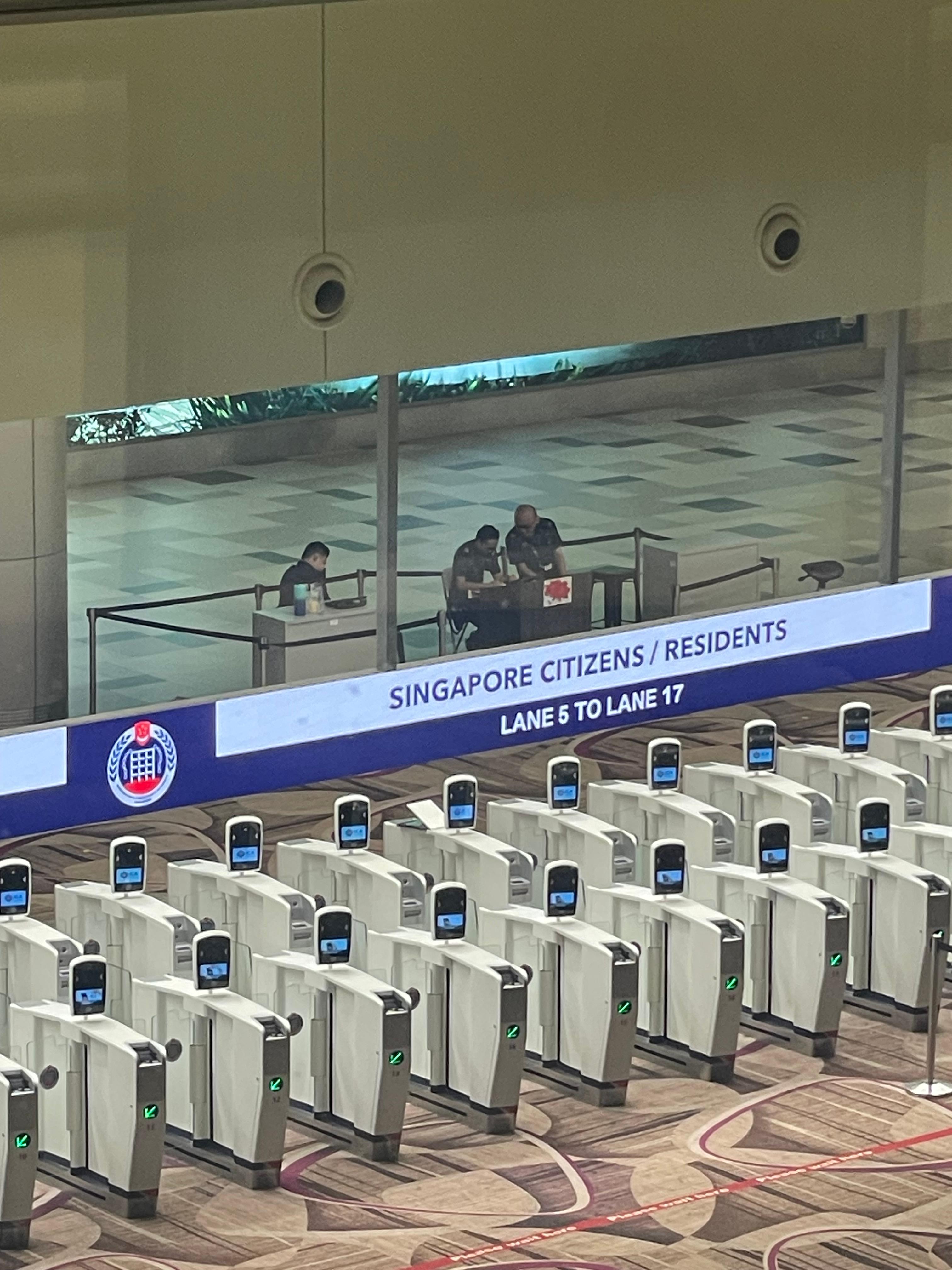 창이공항 입국시스템