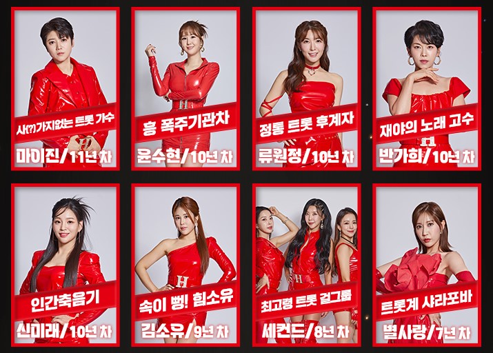 현역가왕 참가자