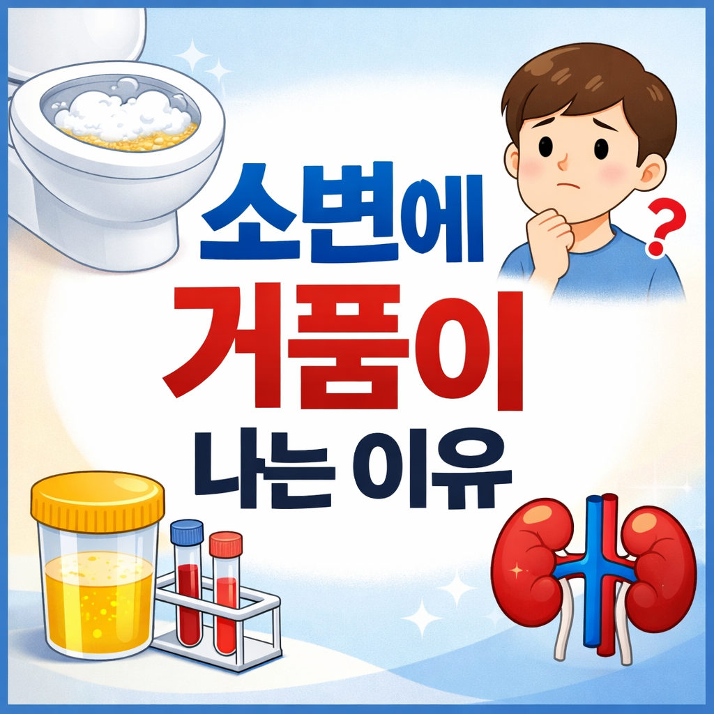 소변에 거품이 나는 이유
