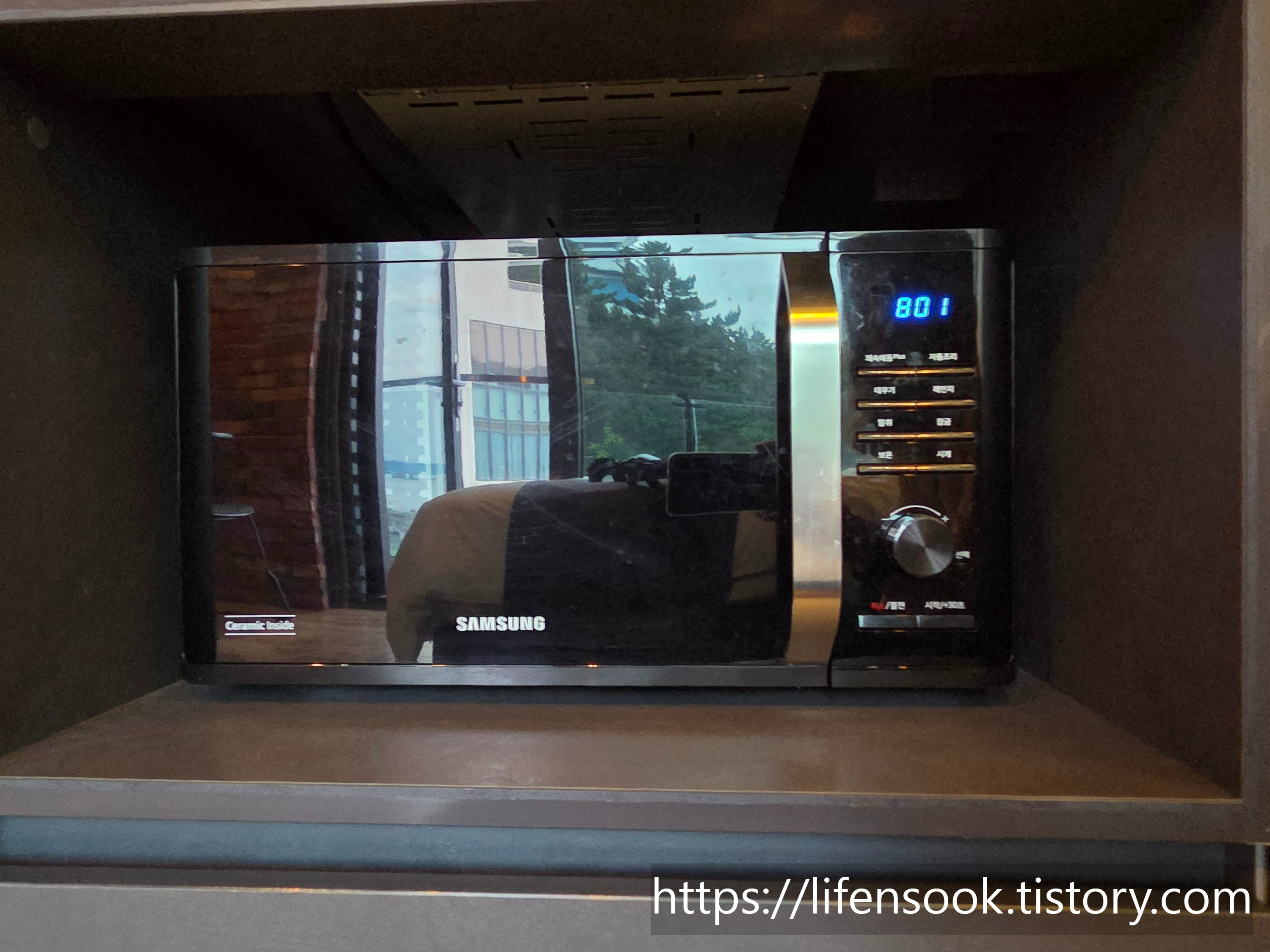 스노클비치 호텔 스탠다드룸 전자렌지