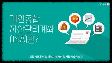 ISA: 개인종합자산관리계좌