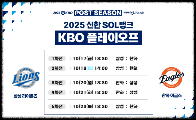 플레이오프 일정