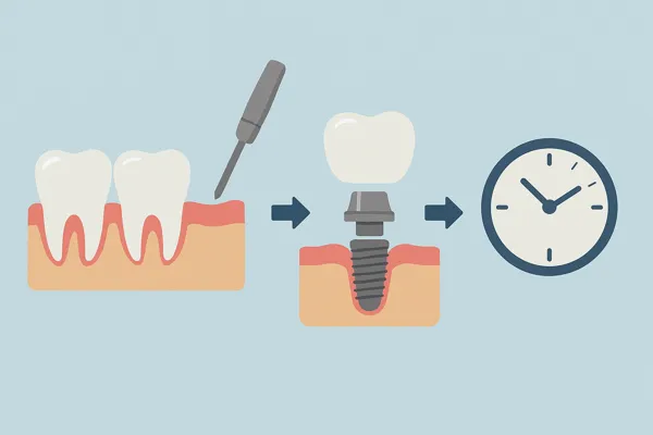인공치근을 식립하는 핵심 단계
