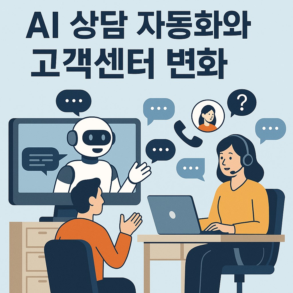 AI 상담 자동화와 고객센터 변화 대표 이미지