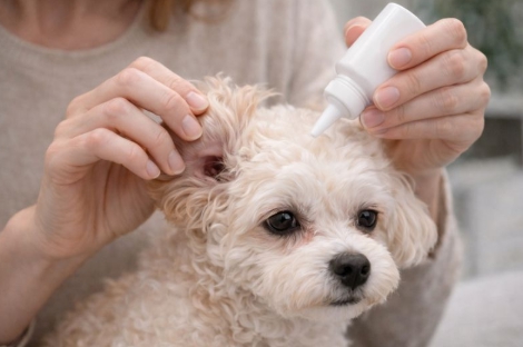 강아지 귀 건강 관련 사진