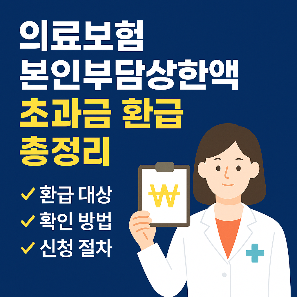 의료보험 본인부담상한액 초과금 환급 총정리 &ndash; 대상&middot;확인&middot;신청 방법까지