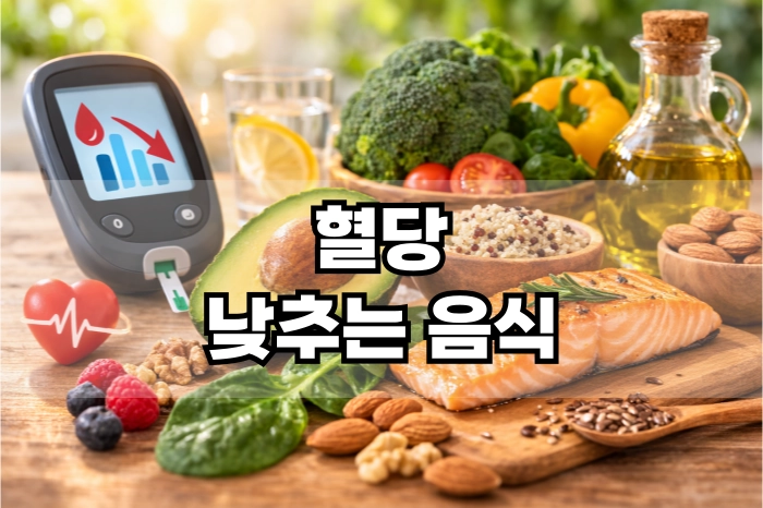 혈당 낮추는 음식