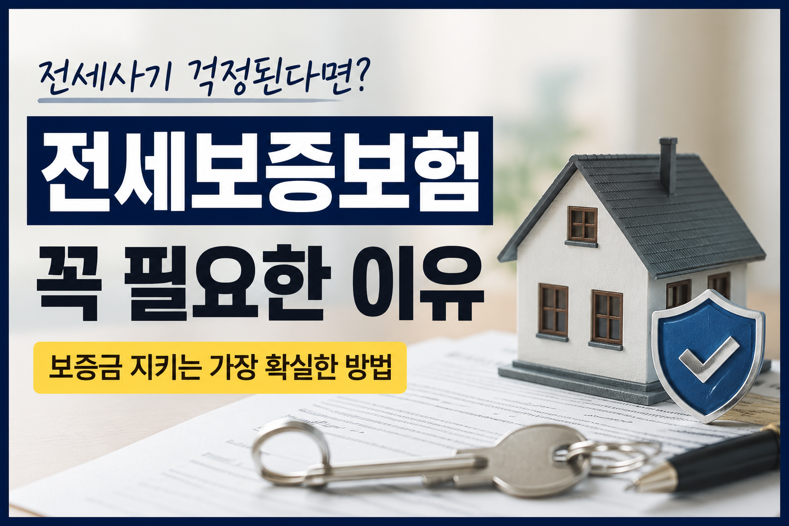전세보증보험 꼭 필요한 이유, 계약 전에 놓치기 쉬운 부분
