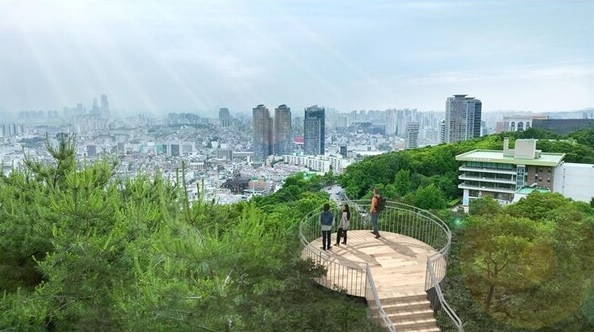 무장애길 전망대 갖춘 남산 하늘숲길 개방