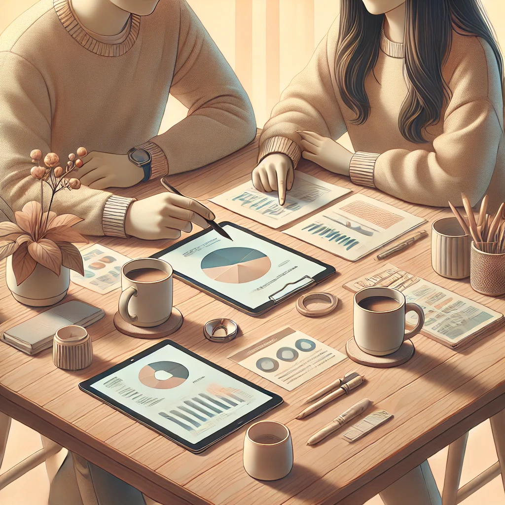 공통 목표를 위해 협력하는 두 사람, ESTJ의 협업과 목표 지향적인 성격