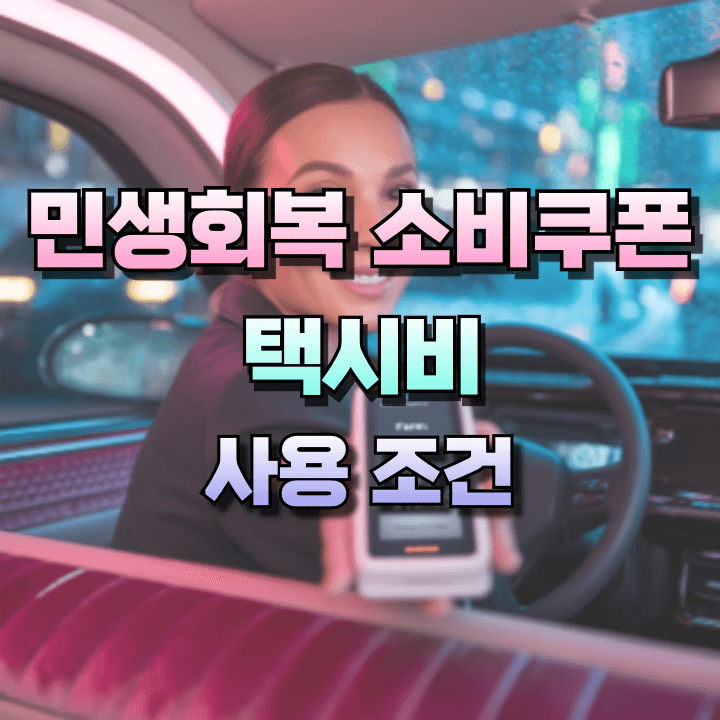 민생회복소비쿠폰-택시비사용