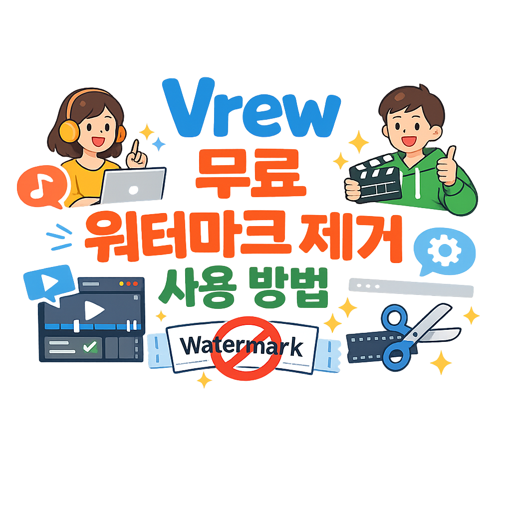 Vrew 무료 워터마크 제거 사용 방법
