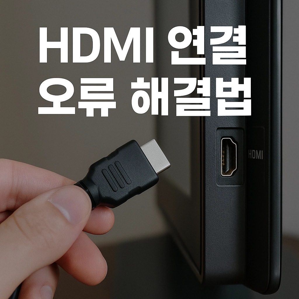 HDMI 연결 안 될 때 해결하는 6단계 완벽 가이드