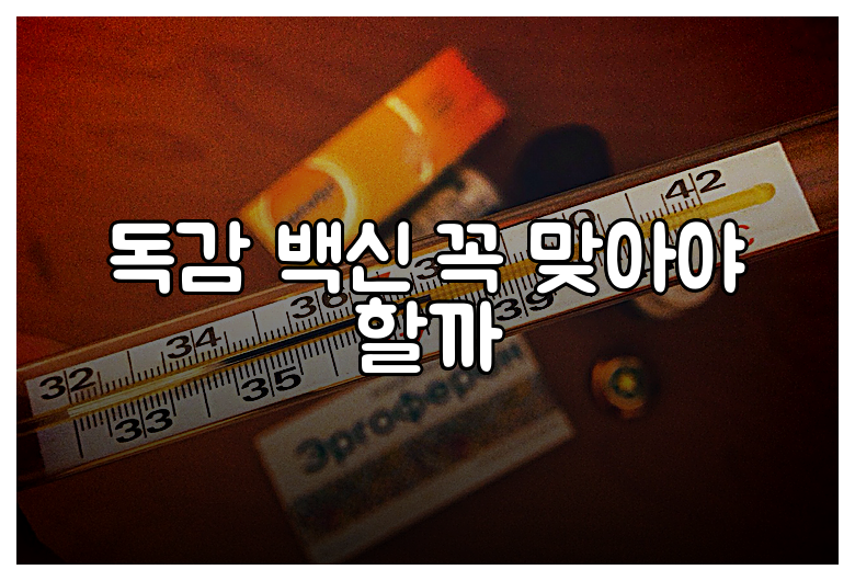 독감 백신 꼭 맞아야 할까