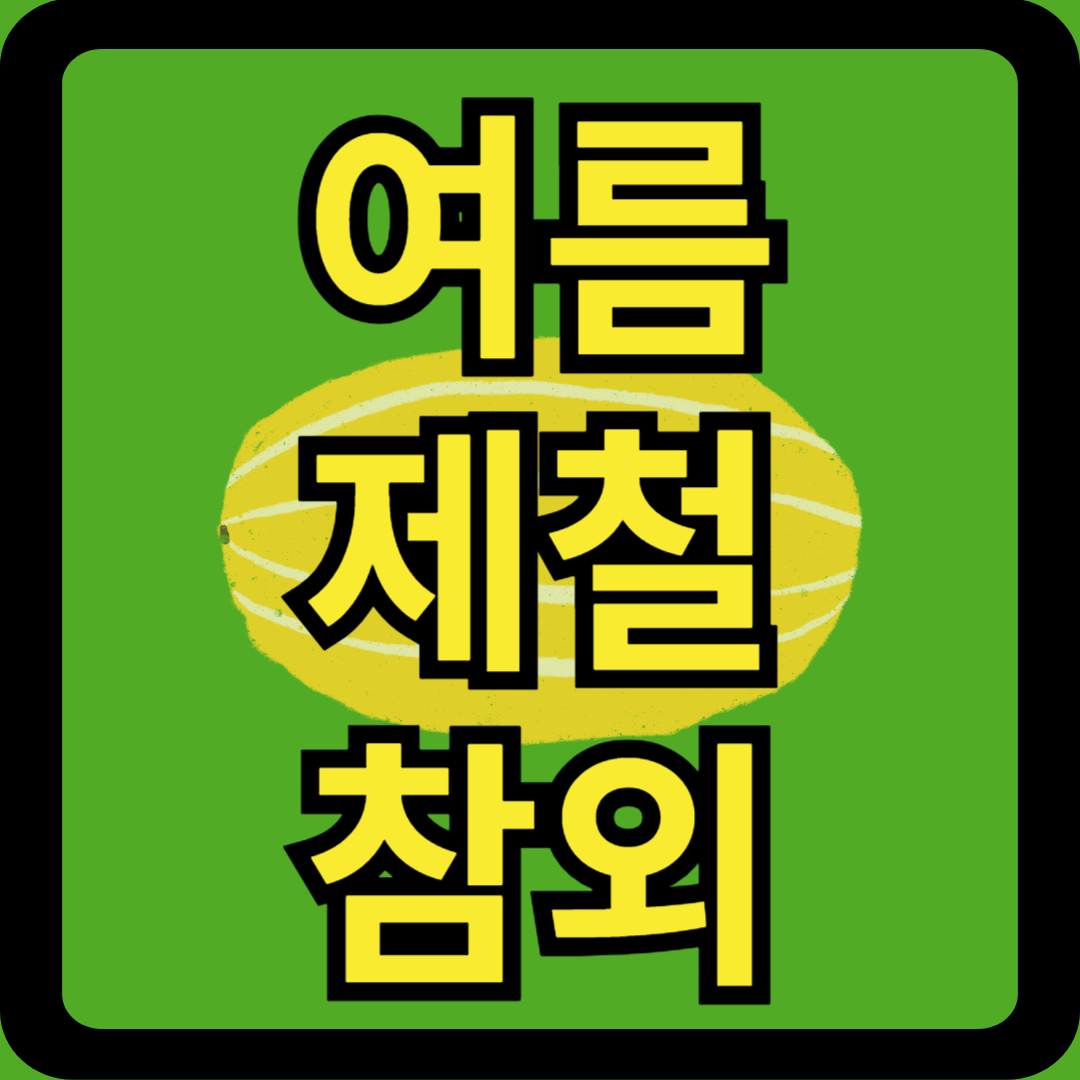 참외 맛있게 즐기는 방법, 효능과 다양한 요리