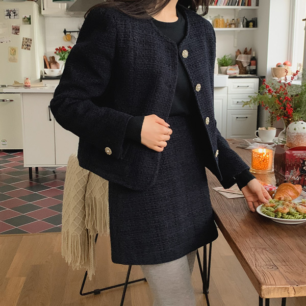 아뜨랑스 울트위드 자켓 스커트 셋업 투피스 ST1317