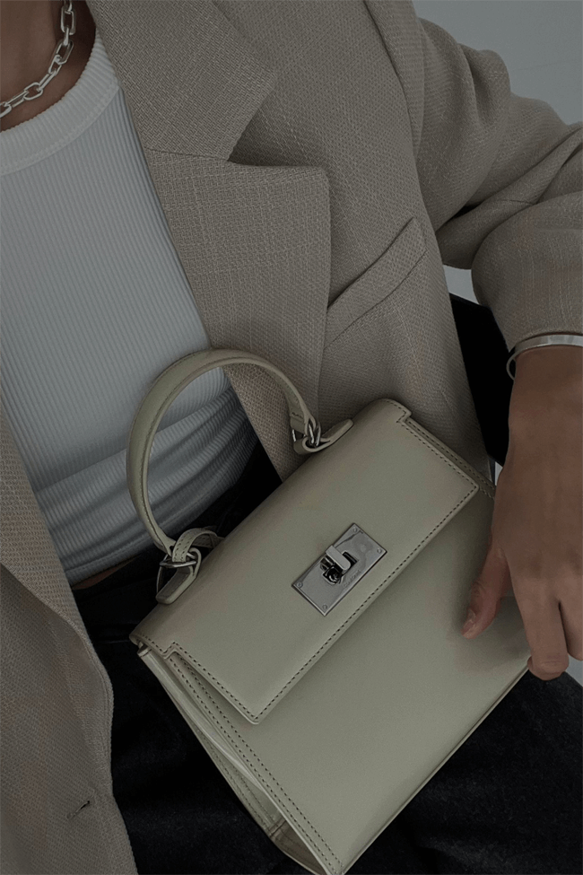 쿠론 스테파니 클래식 토트백