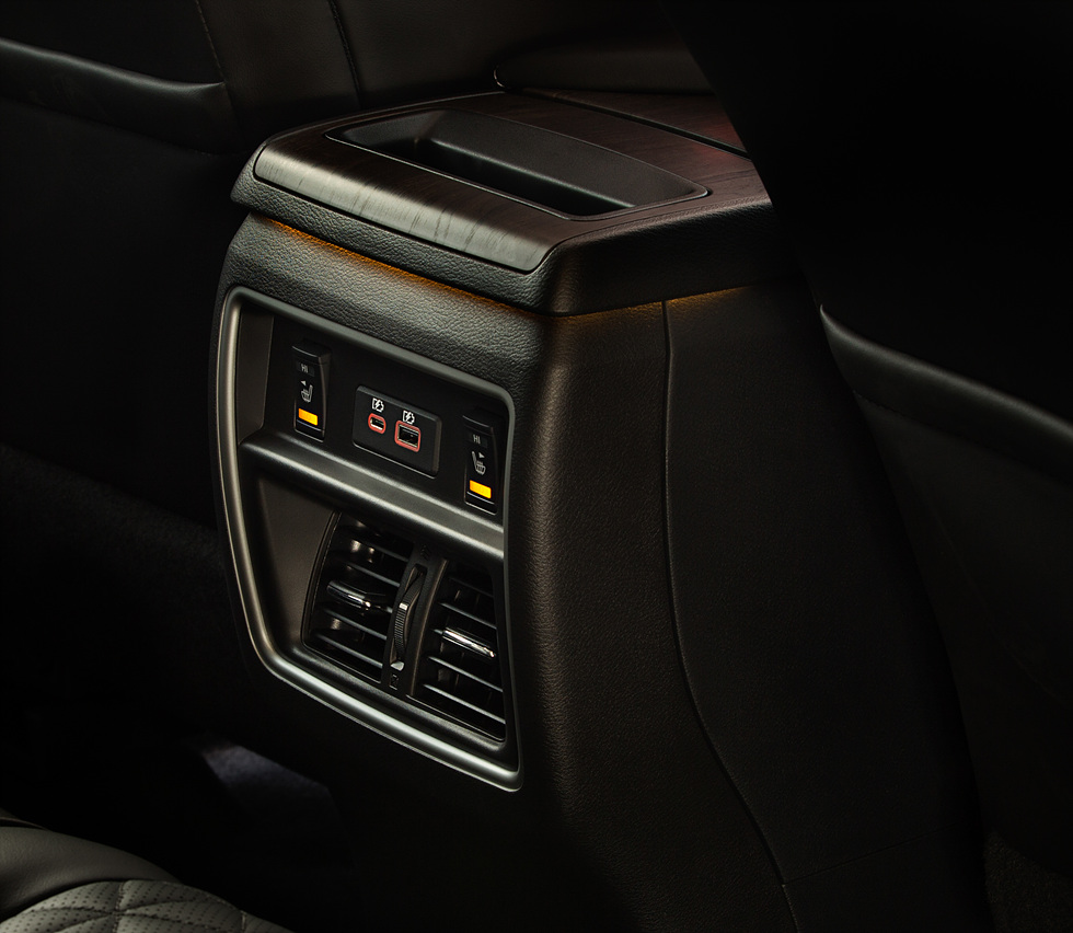 2020년식 닛산 무라노 2열 공조기 사진