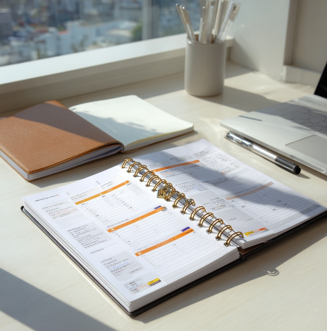 평가사의 이번달 스케즐표