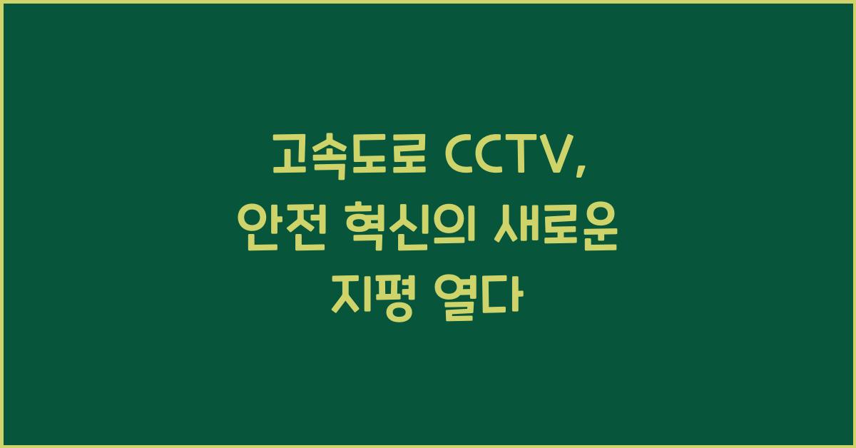 고속도로 cctv