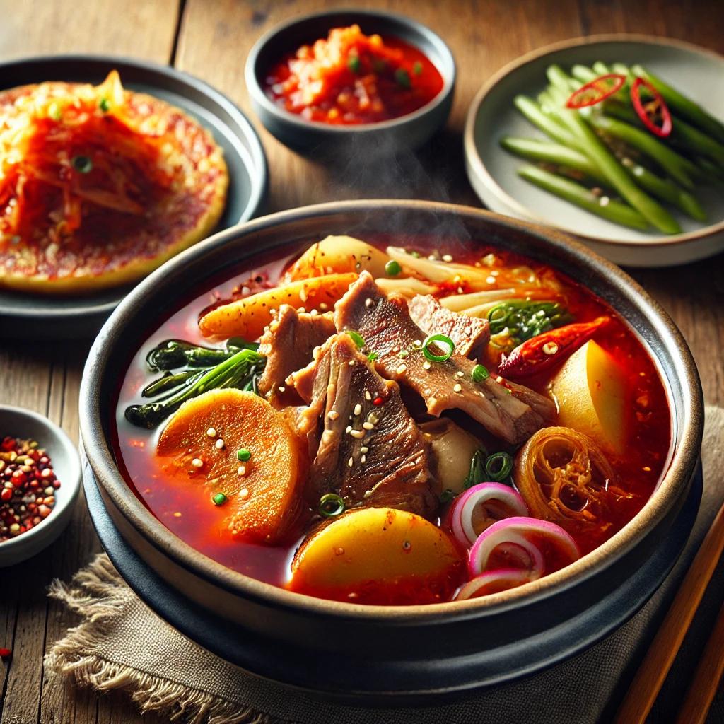 천안 신방동 파김치 감자탕