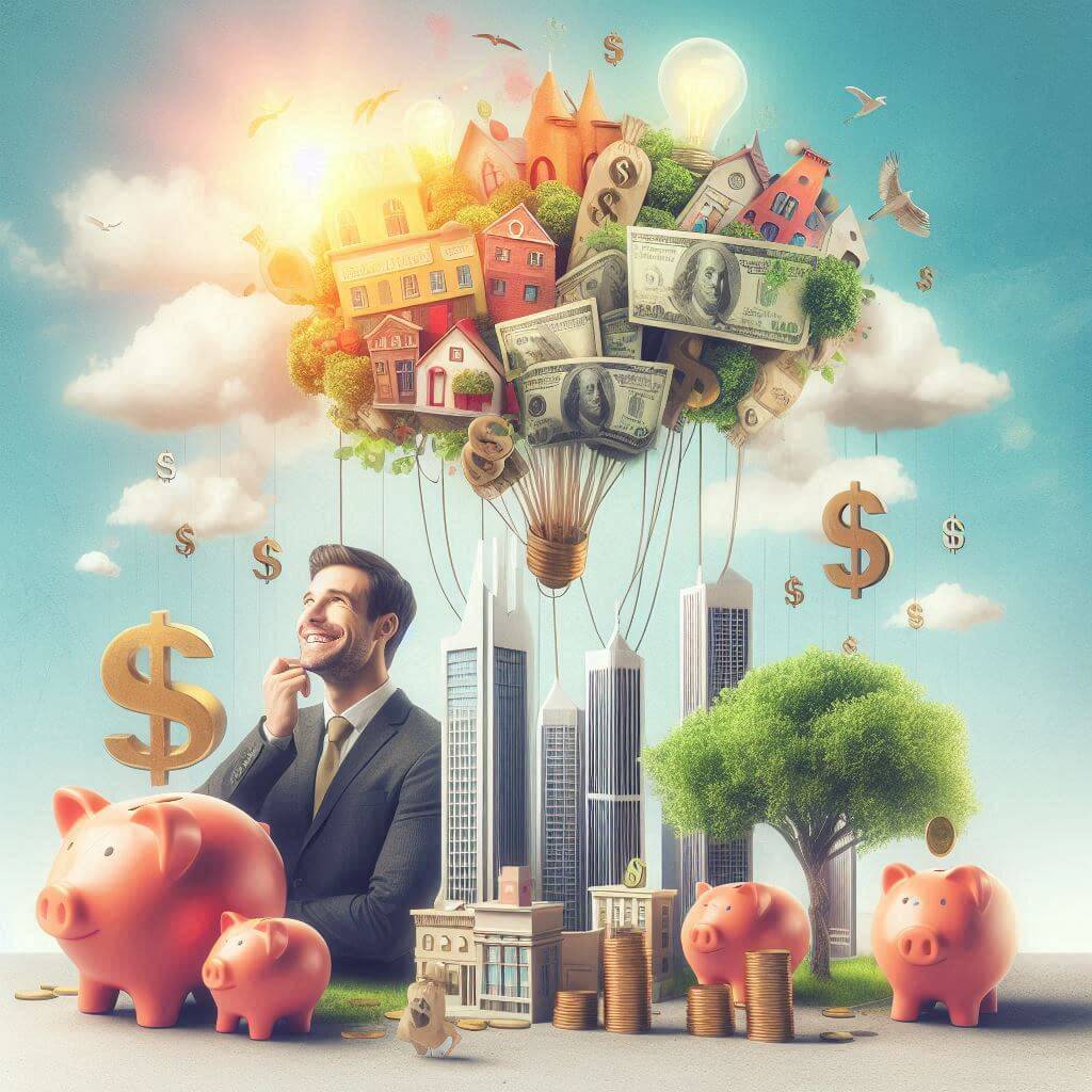 가입자격확인서를 획득하고 밝은 미래를 상상하는 남자