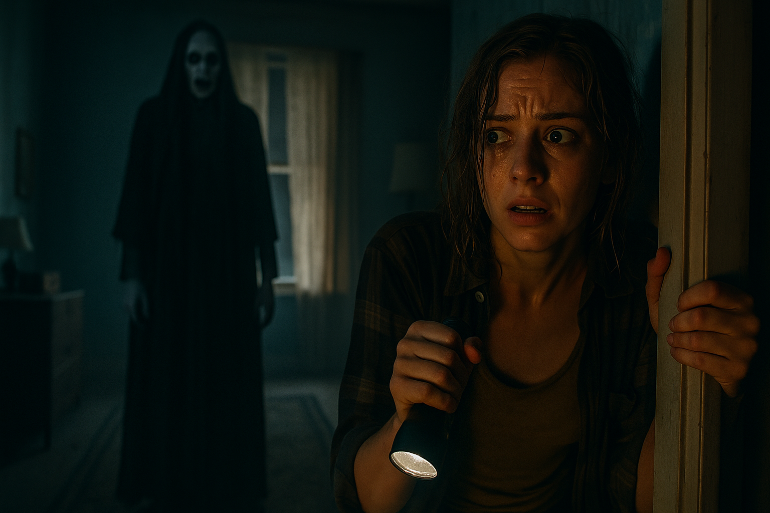 공포 영화 속 생존 관련 사진