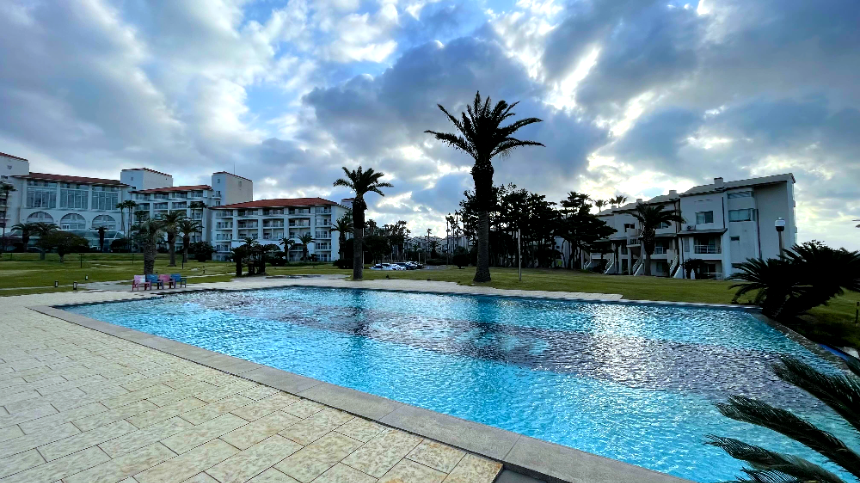 소노캄 제주 리조트 인피니티 풀 물빛