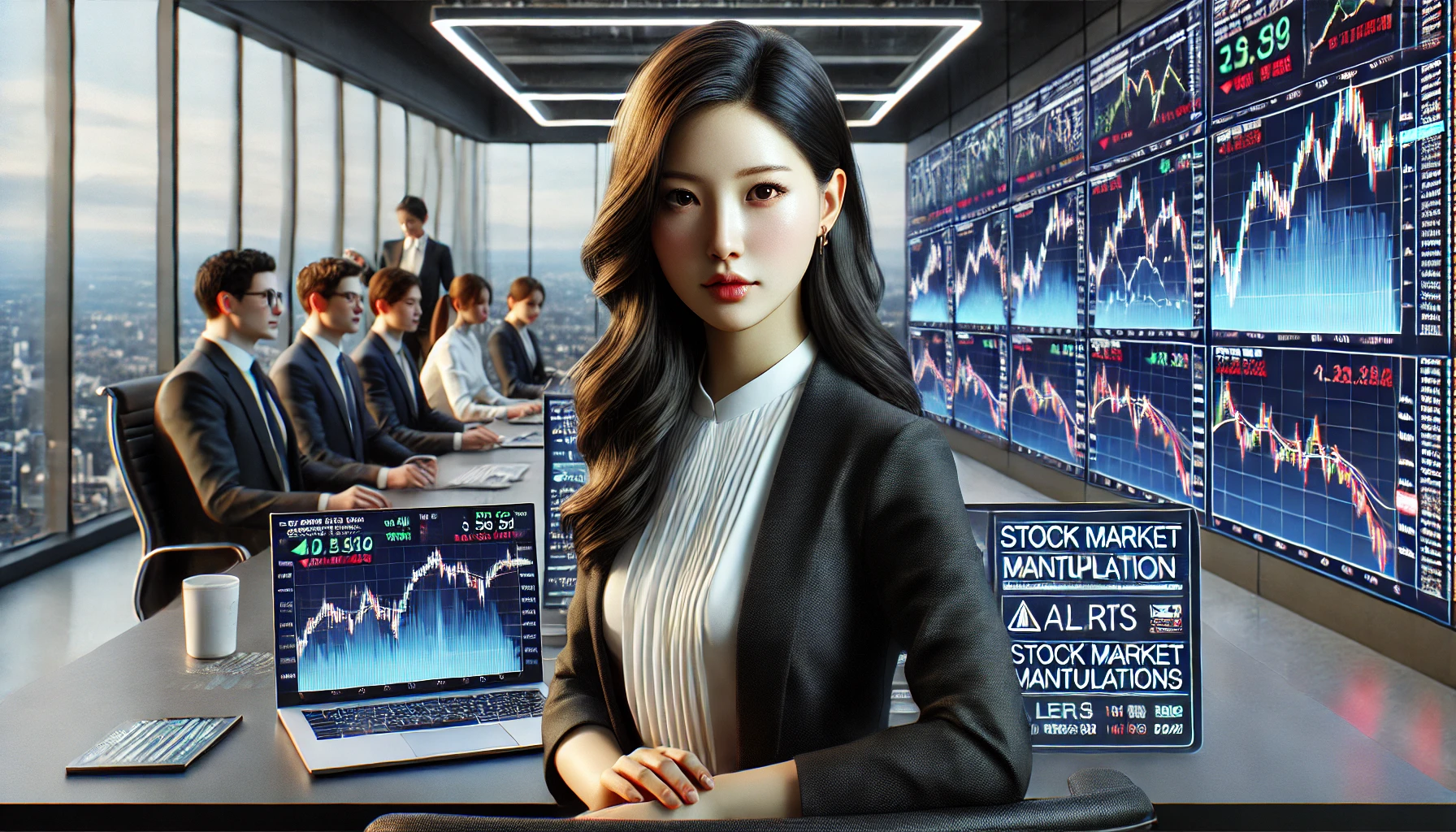 주식 불공정거래 행위 확인하는 이미지