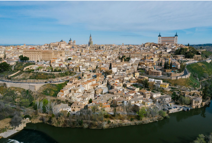 옛날 모습을 간직한 도시 사진