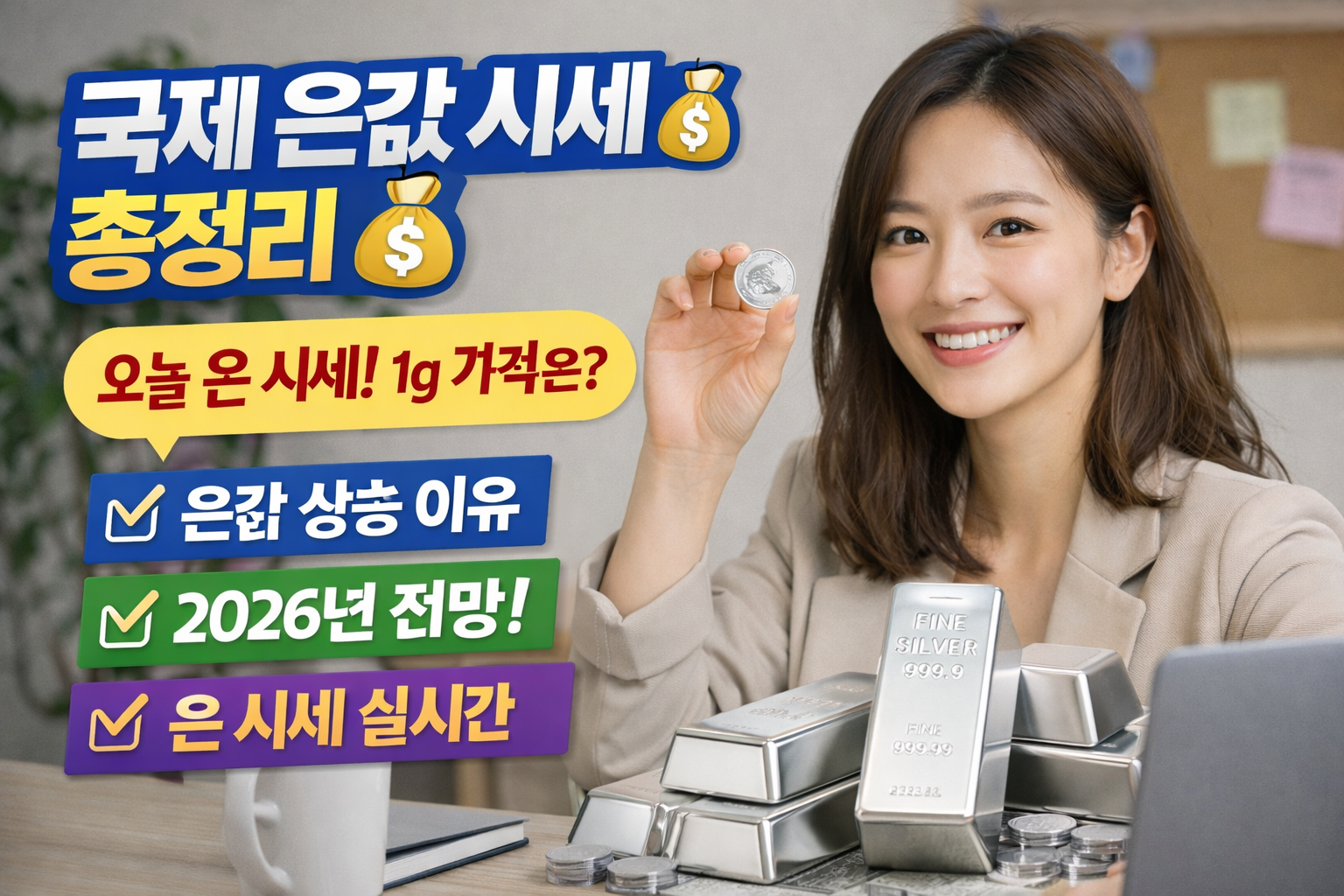 국제 은값 시세 총정리 💰 오늘 은 시세, 은 1g 가격, 2026 은 가격 전망