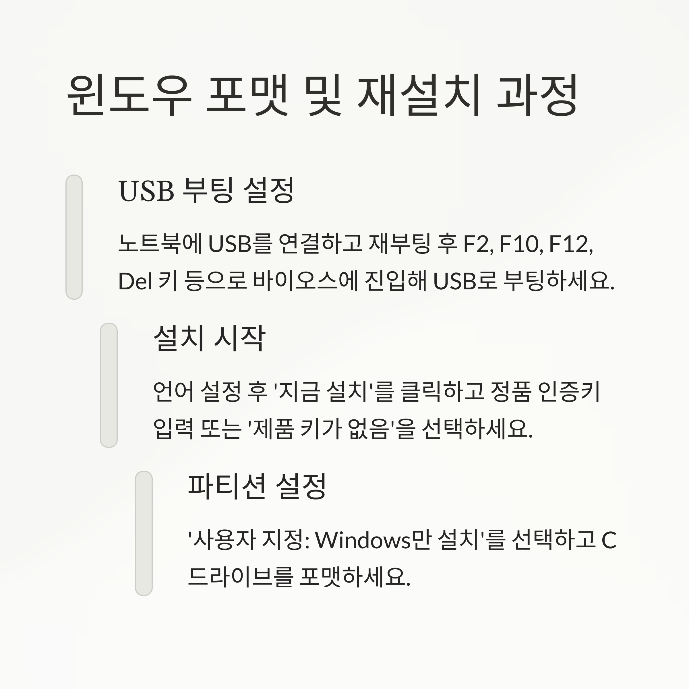노트북 포맷
