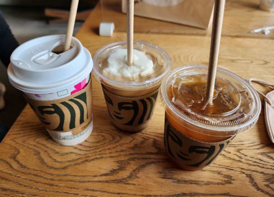 후쿠오카-여행-다자이후-스타벅스-오모테산도점-커피-주문