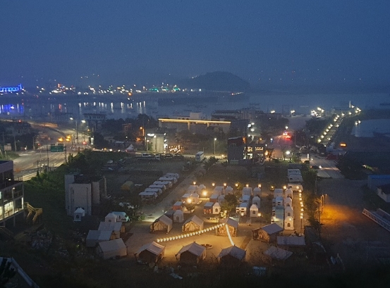 탄도항 노을캠핑장 배경4