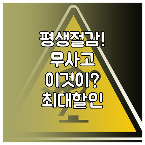 자동차보험 무사고 경력 관리로 평생 ..