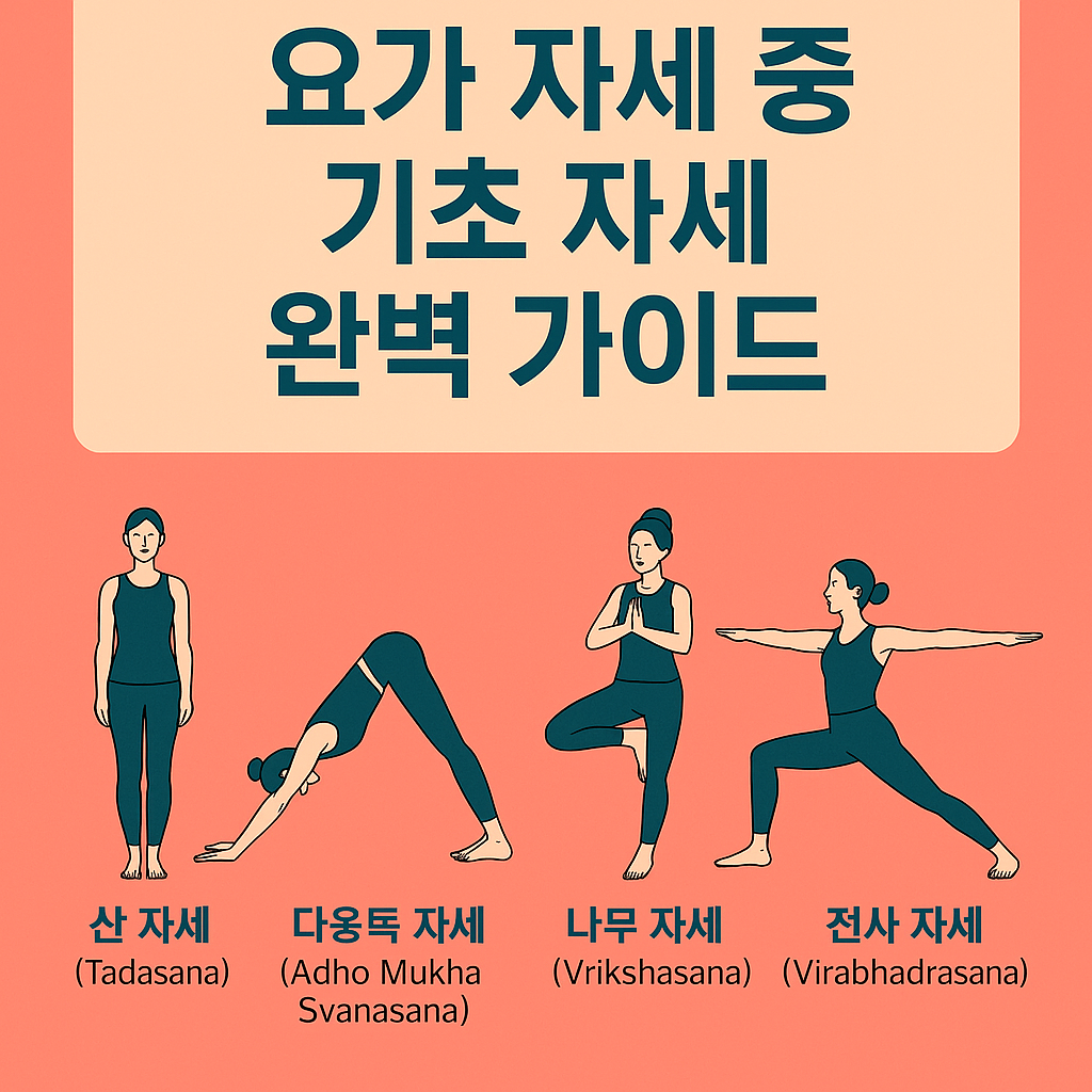 요가 자세 중 기초 자세 완벽 가이드
