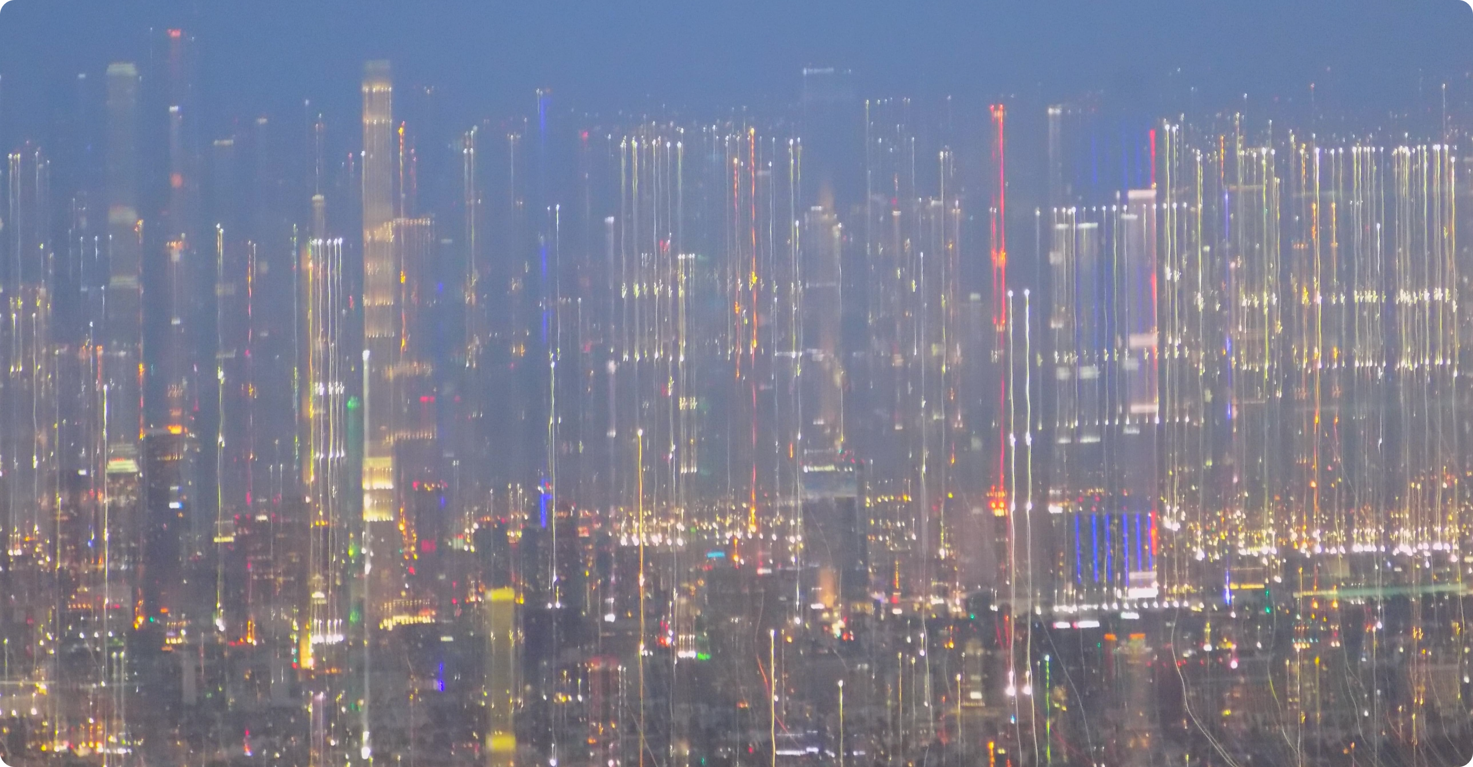 Spreading city lights