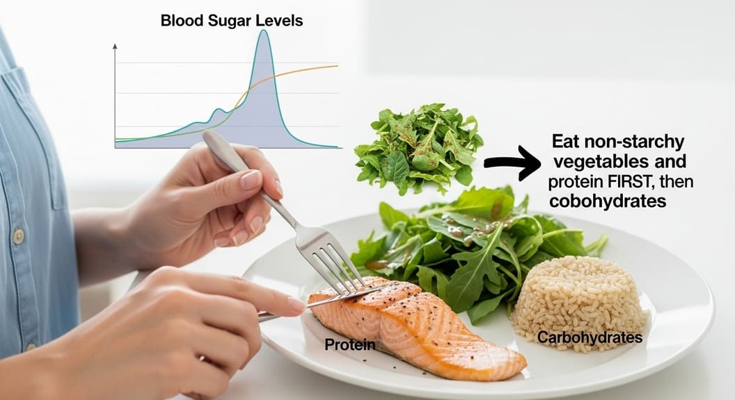 혈당 스파이크 줄이는 식사 순서법과 과학적 근거: 밥 먹는 순서만 바꿔도 혈당이 달라진다