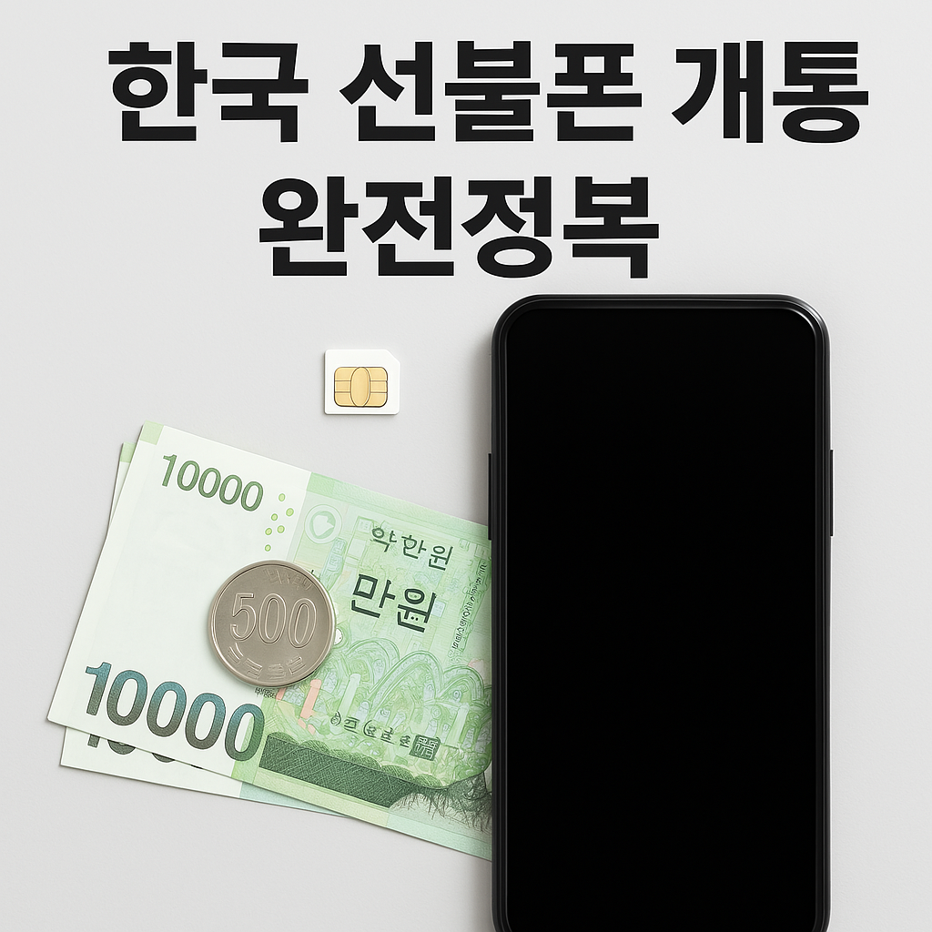 선불폰 개통, 선불폰 요금제